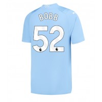 Camisa de Futebol Manchester City Oscar Bobb #52 Equipamento Principal 2023-24 Manga Curta